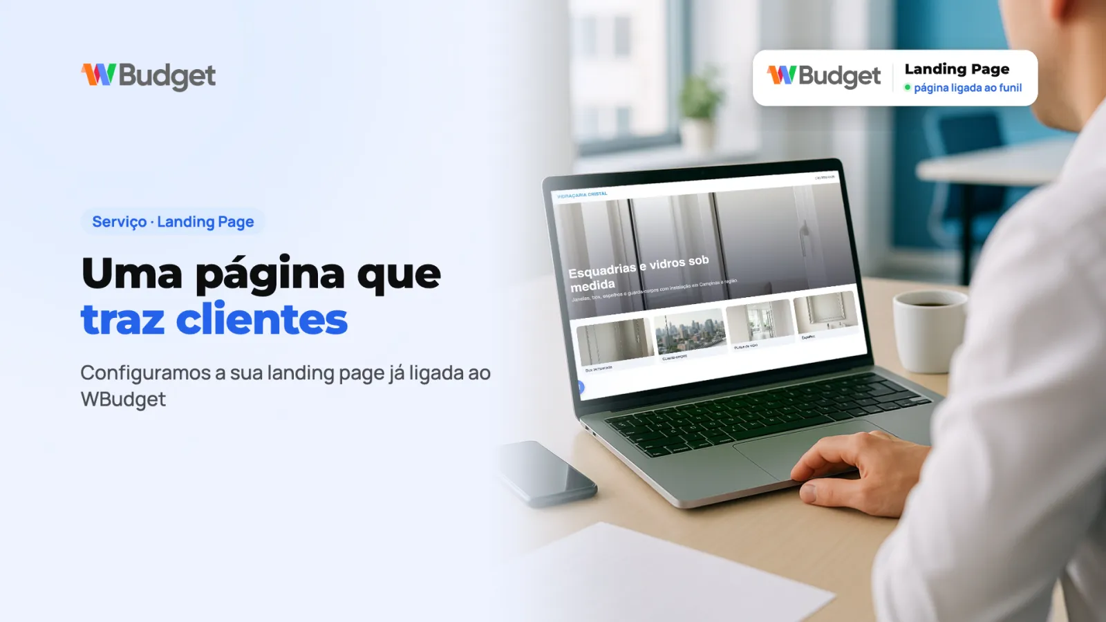 Configuração de Landing Page: Uma página profissional para converter visitantes.